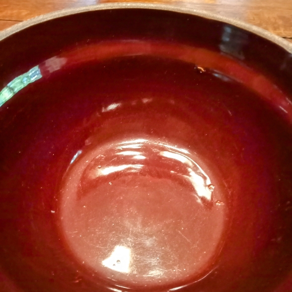 Vintage Glazed Stoneware Mixing Bowl-USA 9 - Picture 6 of 7